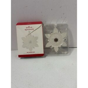 Hallmark 2013 Snowflake Porcelain Ornament